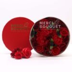 Ancient Wisdom Soap Classic Red Roses Flowers Round Box - Image 4