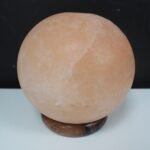 Ancient Wisdom Big Wooden Base Salt Lamp Ball - Image 4