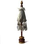 Ancient Wisdom Natural 40cm Bali Home Decor Canvas Parasol - Image 2