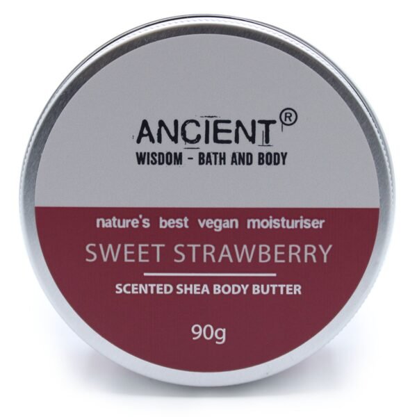 Ancient Wisdom Sweet Strawberry Scented Shea Body Butter 90g
