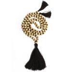 Ancient Wisdom Brown Bali Artisan Crafted Tassel Beads Necklace - Image 3