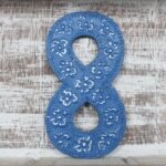 Ancient Wisdom 15cm Wooden Number 8 - Assorted Colours