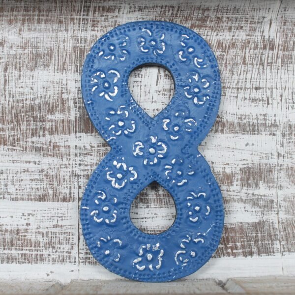 Ancient Wisdom 15cm Wooden Number 8 - Assorted Colours
