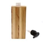 Ancient Wisdom Natural Teakwood Square Soap Dispenser - Image 5