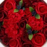Ancient Wisdom Soap Classic Red Roses Flowers Round Box