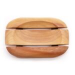 Ancient Wisdom Oval In Rectangle Classic Mahogany Wood Soap Dish - Image 2
