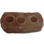 Ancient Wisdom Natural Himalayan Salt 3 Hole Candle Holder - Image 4