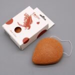 Ancient Wisdom Teardrop Konjac Sponge - Red Clay - Rejuvenating - Image 2