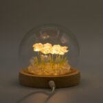 Ancient Wisdom LED Floral Glow Garden Dome Light – 10 Pink Roses - Image 3