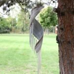 Ancient Wisdom Whitewash Handcrafted Coconut Leaf Wind Chime - Image 3