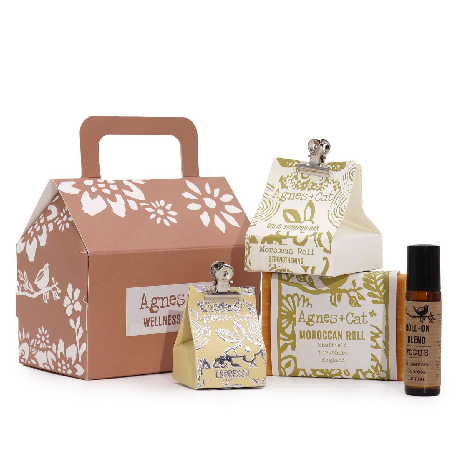 bG9jYWw6Ly9tZWRpYS8xUy9DQy82MFIzMEMxSjY0VEtDQzFTLzYyNjY0Y2M0LmpwZw.jpg Agnes + Cat Moroccan Morning Wellness Gift Set - Image 1