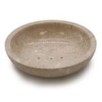 Ancient Wisdom Round Honey Marble Soap Dish