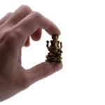 Ancient Wisdom Brass Miniature Gods – Ganesha (37mm) - Image 2