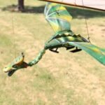 Ancient Wisdom Green Coconut Dragon Mobile 37cm - Image 2