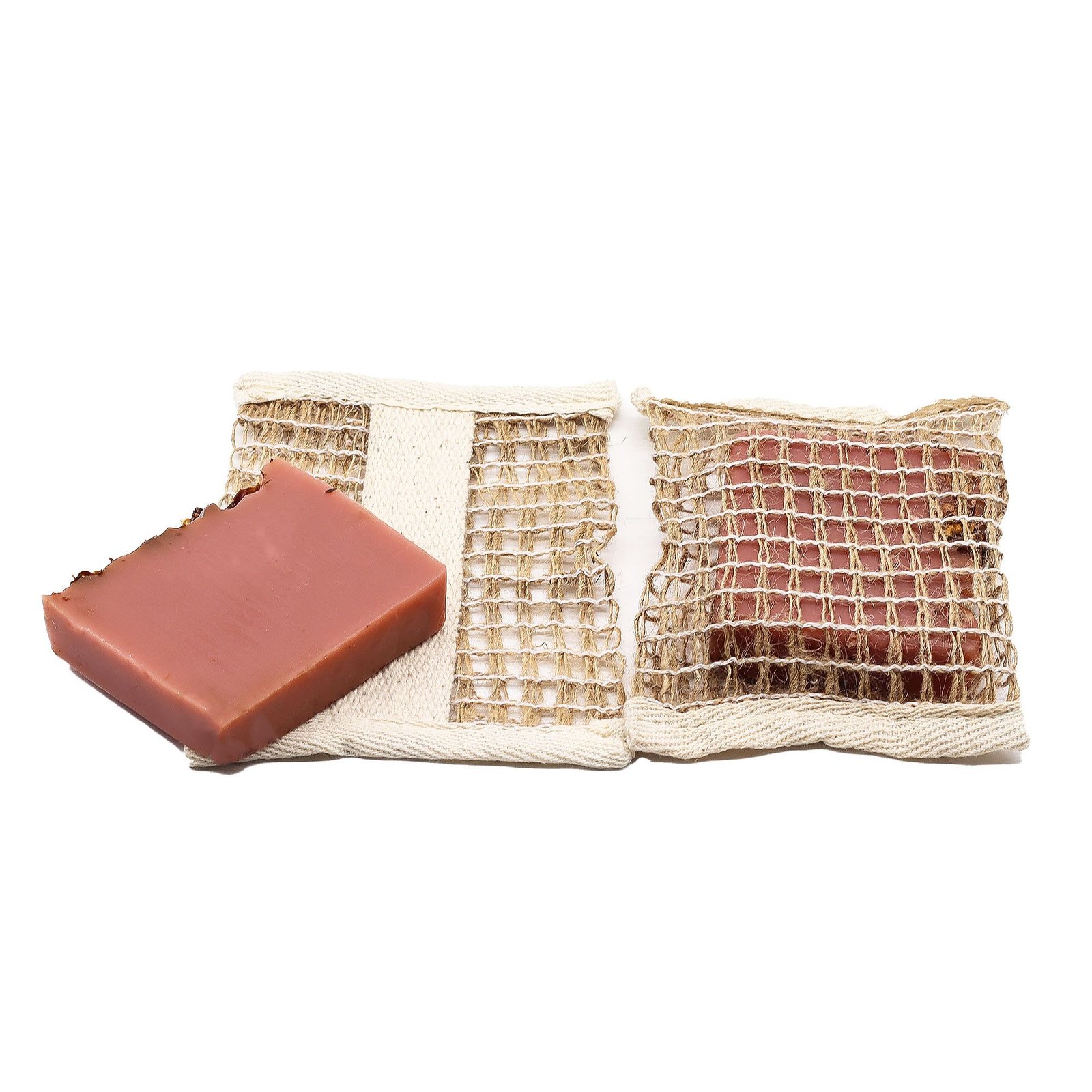 bG9jYWw6Ly9tZWRpYS9IRy80RC82MFIzMEMxSjYwV0s0REhHLzdjNWExZjljLmpwZWc.jpg Ancient Wisdom Soft Jute Soap Bag - Image 1