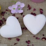 Ancient Wisdom Baby Powder Love Heart Bath Bomb - Image 2