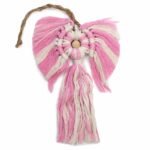 Ancient Wisdom Macrame Indonesian Cotton Baby Girl Guardian Angel + Gift Box