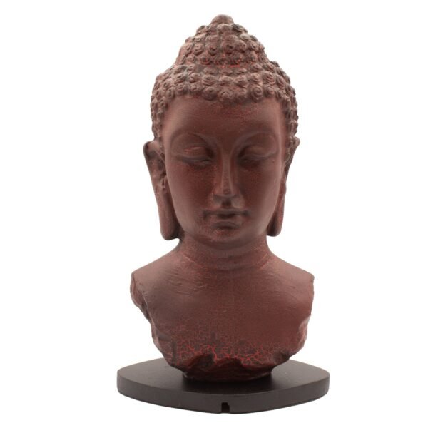 Ancient Wisdom Molton Lava Buddha Bust Lamp – Oval Stand