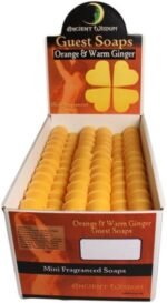Ancient Wisdom Orange & Warm Ginger Heart Shaped Guest Soap (10 Pack) - Image 3