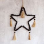 Ancient Wisdom Large Bead Star Mobil Seagrass Wall Decor - 58x38cm - Image 4