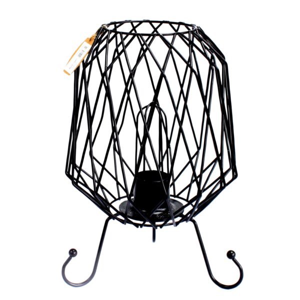 Ancient Wisdom Black Mesh Industrial Iron Lamp