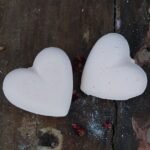 Ancient Wisdom Baby Powder Love Heart Bath Bomb - Image 3