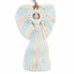 Ancient Wisdom Macrame Indonesian Cotton Baby Boy Guardian Angel + Gift Box - Image 4