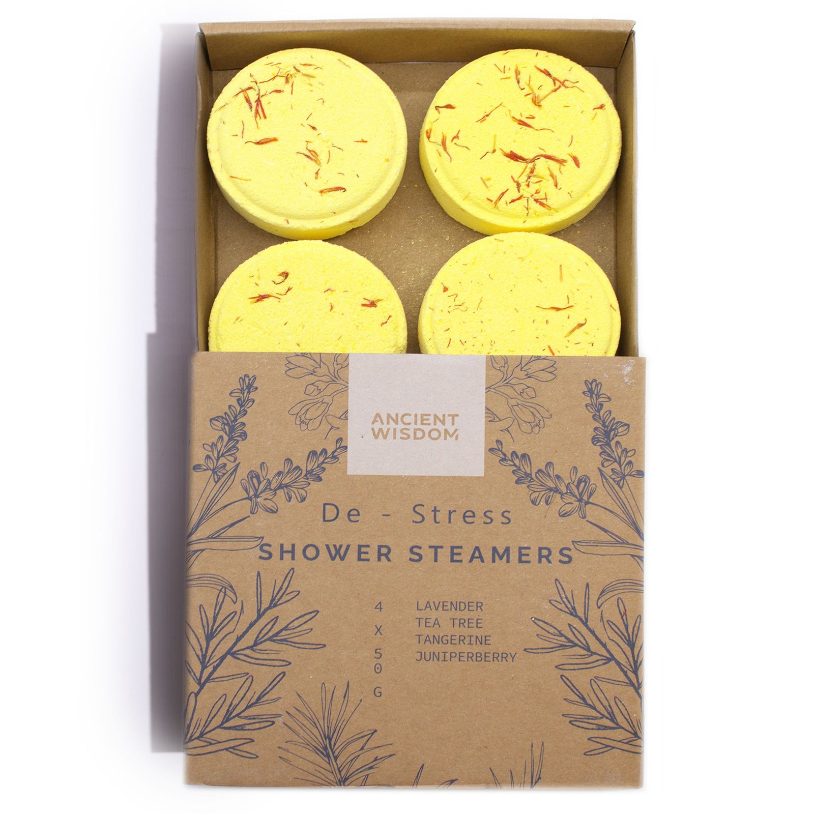 bG9jYWw6Ly9tZWRpYS9ISC8yRC82MFIzMEMxSjZDVDMyREhIL2NkNWI3NjAxLmpwZw.jpg Ancient Wisdom Zen Shower Steamers De-Stress Therapy Wellness Gift Set - Image 1