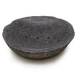 Ancient Wisdom River Stone Round Natural Soap Dish