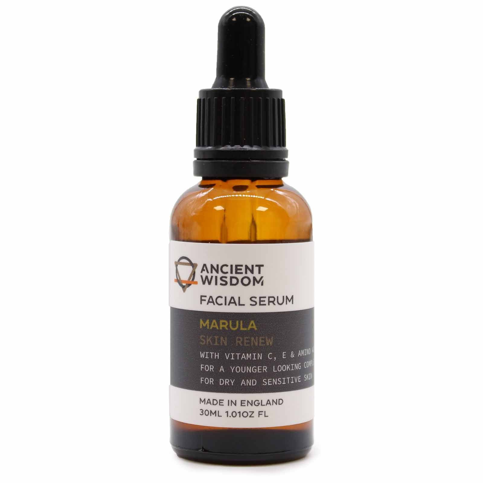 bG9jYWw6Ly9tZWRpYS9ISC9HQy82MFIzMEMxRzZSVDNHQ0hILzM2YTQ2M2JhLmpwZWc.jpg Ancient Wisdom Marula Oil Skin Renew Facial Serum - Image 1