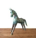 Ancient Wisdom Large Gold & Turquoise Handcrafted Horse 32cm - Image 3