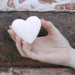 Ancient Wisdom Baby Powder Love Heart Bath Bomb - Image 4