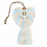 Ancient Wisdom Macrame Indonesian Cotton Baby Boy Guardian Angel + Gift Box