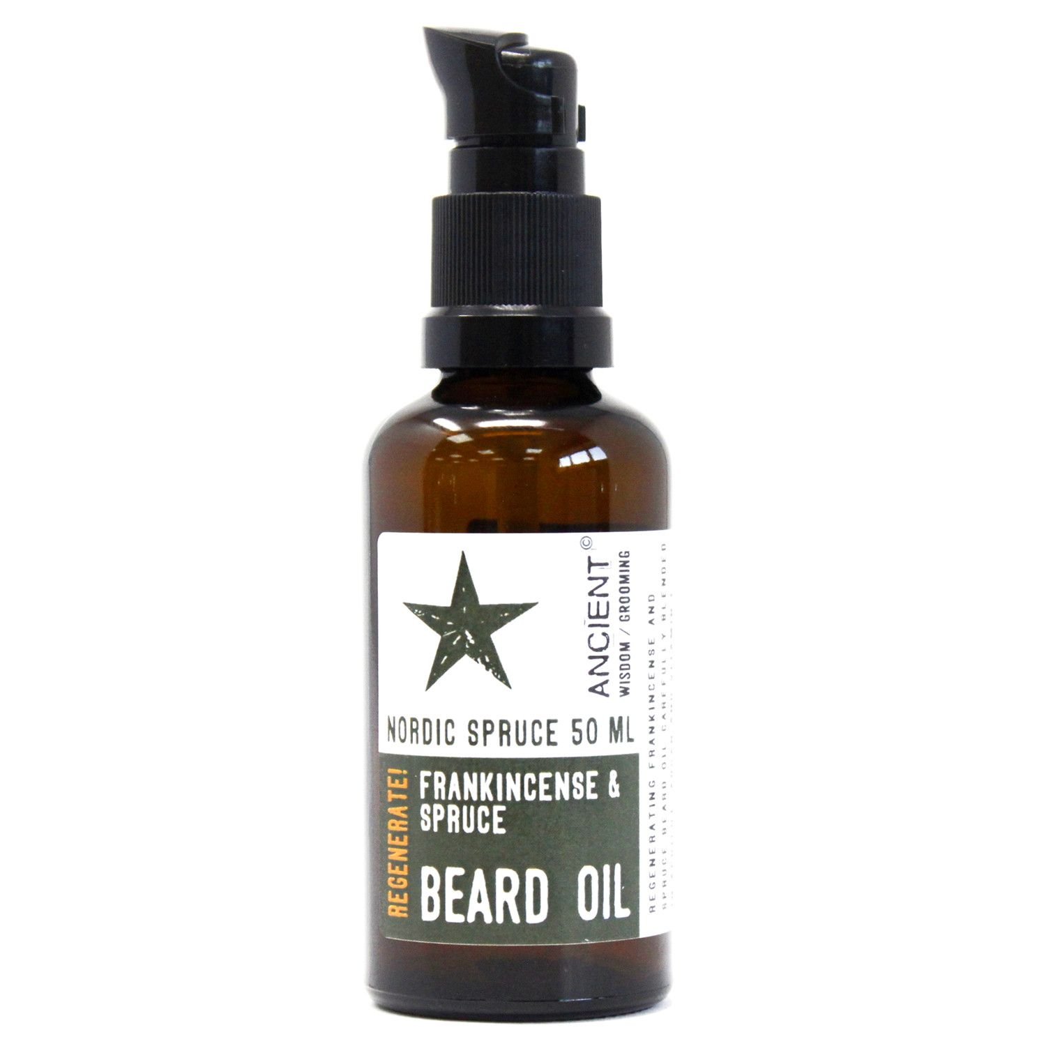 bG9jYWw6Ly9tZWRpYS9ISi9BRC82MFIzMEMxRzZNVjNBREhKL2Q3MDg3ZjRmLmpwZWc.jpg Ancient Wisdom Nordic Spruce Regenerate! Frankincense & Spruce Beard Oil - Image 1