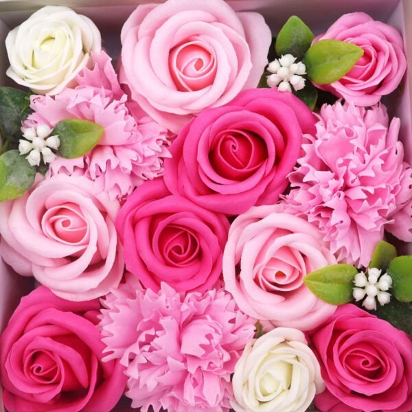 Ancient Wisdom Soap Pink Flowers Baby Blessings Square Box