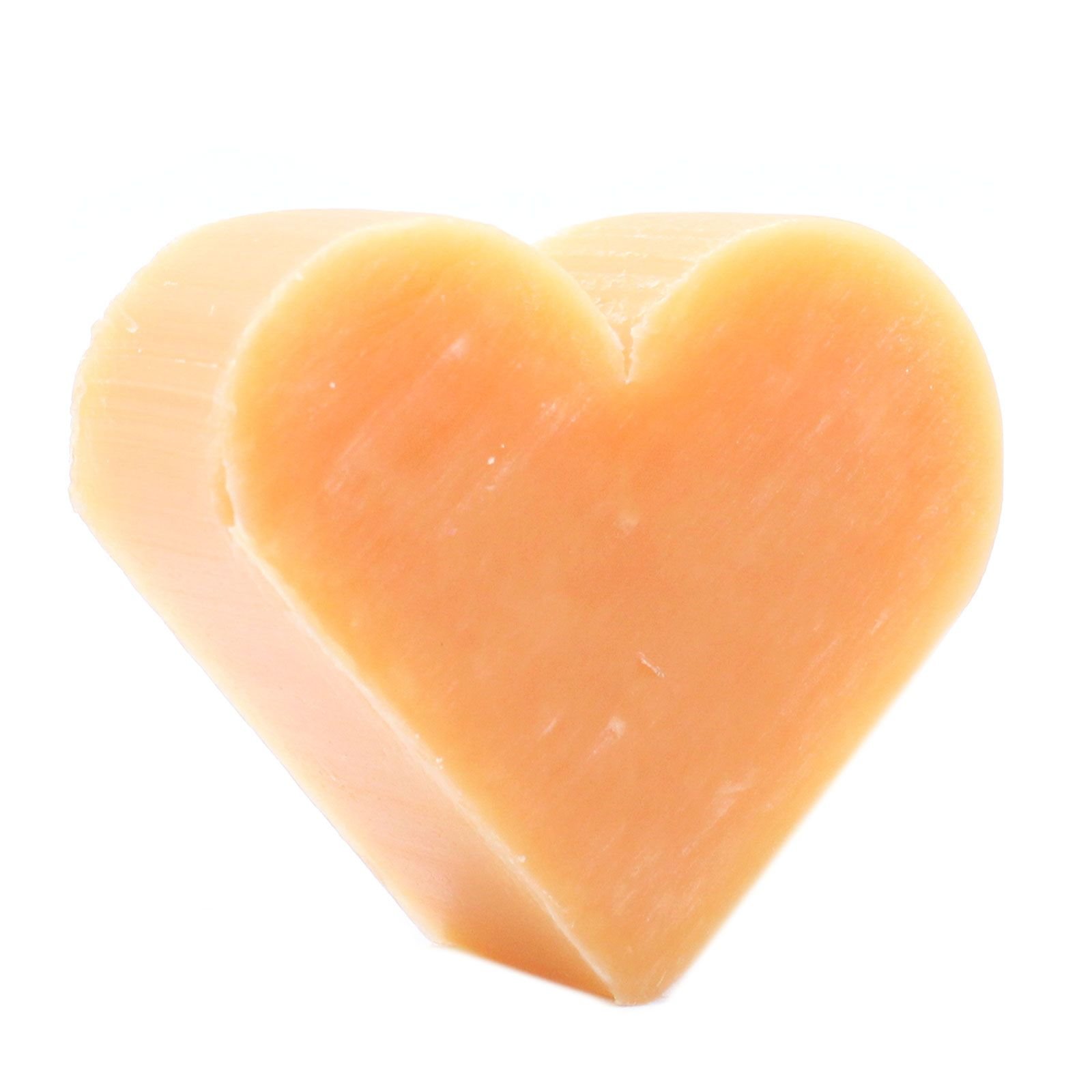 bG9jYWw6Ly9tZWRpYS9ITS80Qy82MFIzMEMxRzZDVEs0Q0hNL2Q2ODlhYjFkLmpwZWc.jpg Ancient Wisdom Orange & Warm Ginger Heart Shaped Guest Soap (10 Pack) - Image 1