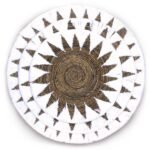 Ancient Wisdom Set of 3 Cream Boho Seagrass Wall Bowls