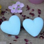 Ancient Wisdom Baby Powder Love Heart Bath Bomb - Image 2