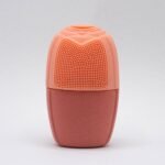 Ancient Wisdom Peach Silicone Ice Face Roller - Image 2