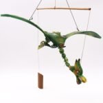 Ancient Wisdom Green Coconut Dragon Mobile 37cm - Image 6