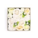 Ancient Wisdom Soap White & Ivory Flowers Wedding Blessings Square Box - Image 5