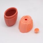 Ancient Wisdom Peach Silicone Ice Face Roller - Image 3