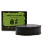 Ancient Wisdom Cedar & Eucalyptus Charcoal Soap Bar 85g - Image 2