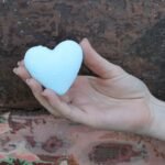 Ancient Wisdom Baby Powder Love Heart Bath Bomb - Image 3