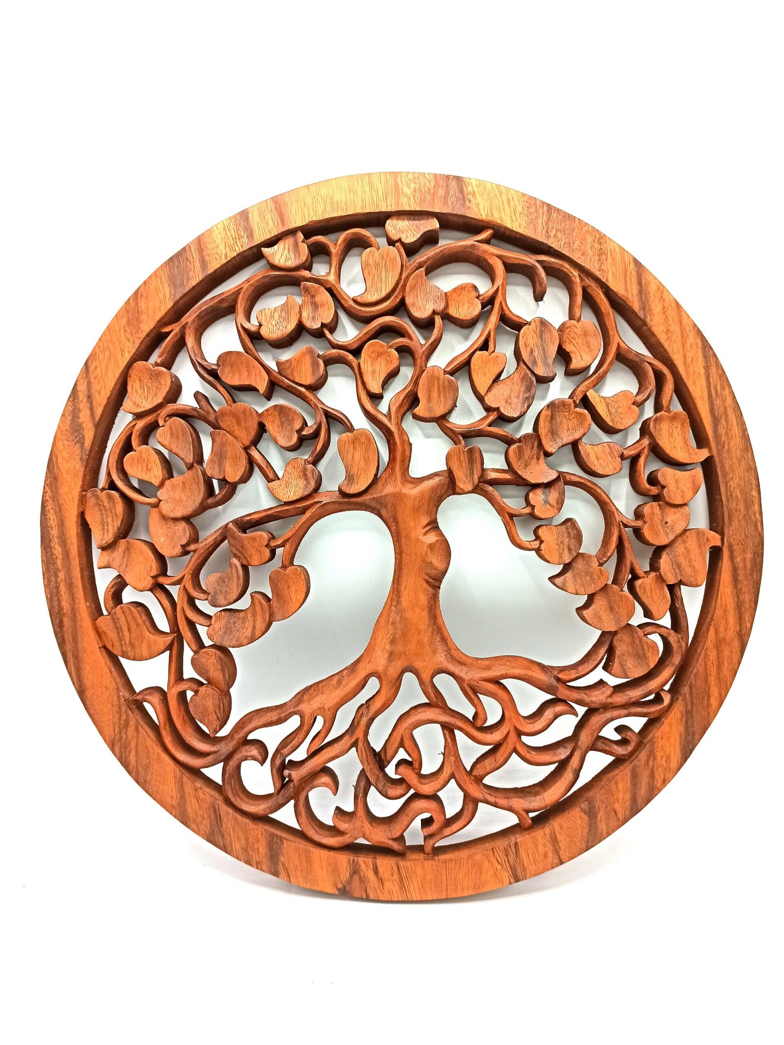bG9jYWw6Ly9tZWRpYS9IUC8yRC82MFIzMEMxRzZSVDMyREhQL2Q0MWQ4NWY1LmpwZWc.jpg Ancient Wisdom 40cm Tree of Life Love Decorative Wooden Panel - Image 1
