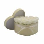 Ancient Wisdom Soap Flower 13 Cream Roses Heart Shaped Bouquet - Image 3