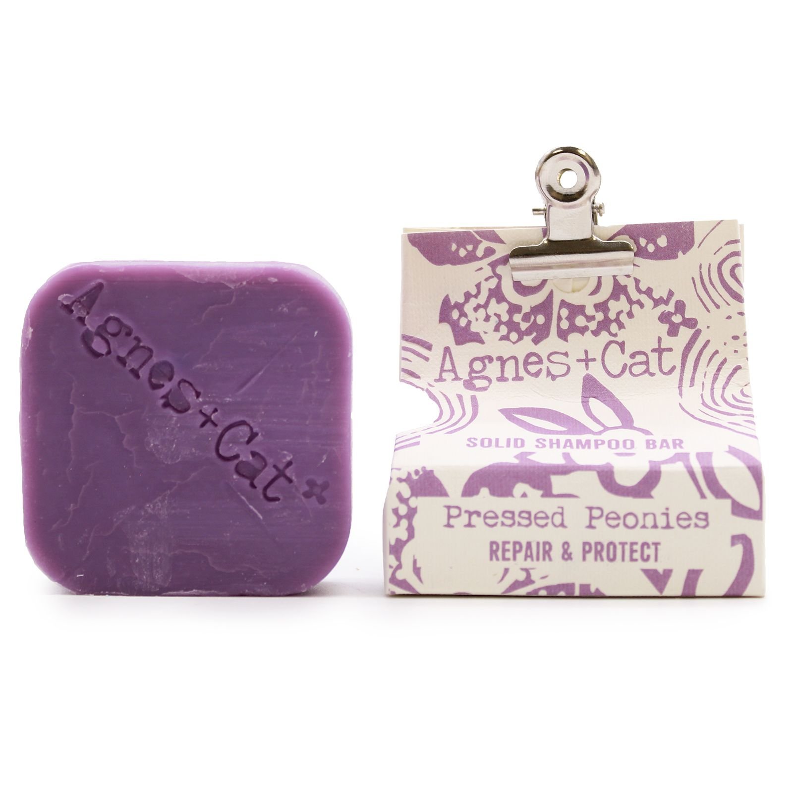 bG9jYWw6Ly9tZWRpYS9IUC9HRC82MFIzMEMxRzZSVEtHREhQL2VjZmUwZjdiLmpwZWc.jpg Agnes + Cat Pressed Peonies Solid Shampoo - Image 1