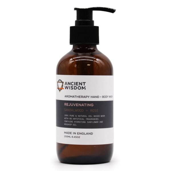 Ancient Wisdom Rejuvenating Sandalwood & Rose Hand & Body Wash 250ml