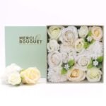 Ancient Wisdom Soap White & Ivory Flowers Wedding Blessings Square Box - Image 4
