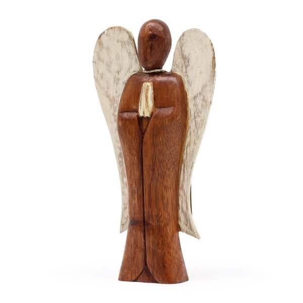 Ancient Wisdom Wooden 20cm New Hati-Hati Peace Angel